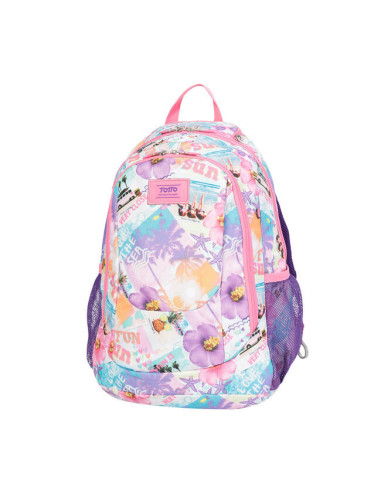 Totto Goctal mochila Mochila escolar Rosa Poliéster