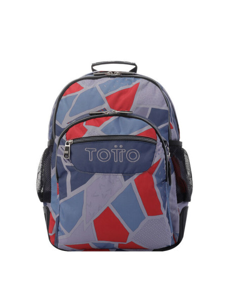 Totto Crayoles mochila Mochila escolar Gris, Rojo Poliéster