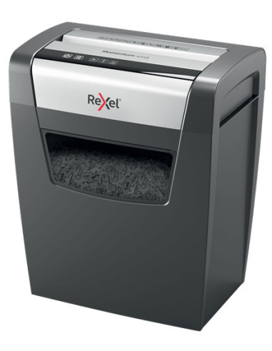 Rexel Momentum X312 triturador de papel Corte en partículas 62 dB Negro, Gris