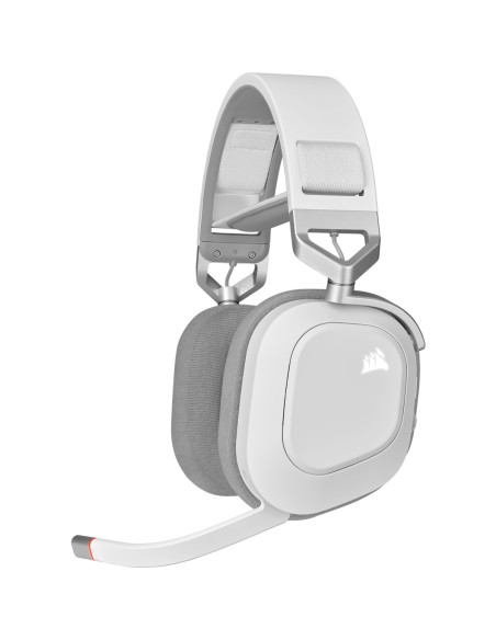 Corsair HS80 RGB Auriculares Inalámbrico Diadema Juego Blanco