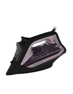 Rowenta DW4345 Plancha a vapor Suela de acero inoxidable 2600 W Negro, Rosa