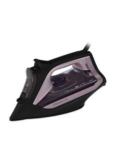 Rowenta DW4345 Plancha a vapor Suela de acero inoxidable 2600 W Negro, Rosa