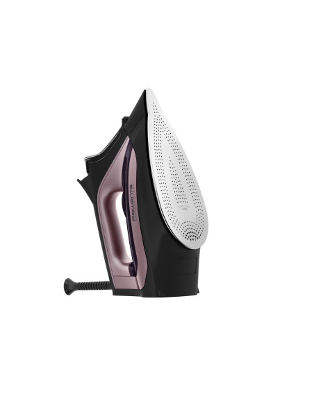 Rowenta DW4345 Plancha a vapor Suela de acero inoxidable 2600 W Negro, Rosa