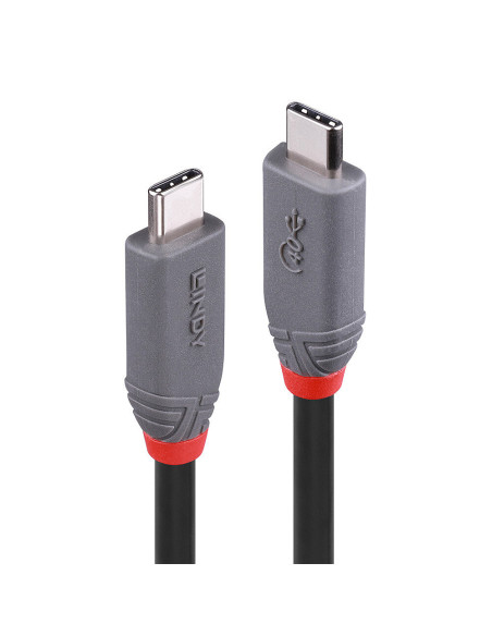 Lindy 36947 cable USB USB4 Gen 3x2 0,8 m USB C Negro