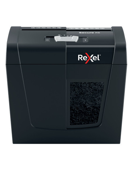Rexel Secure X6 triturador de papel Corte cruzado 68 dB Negro