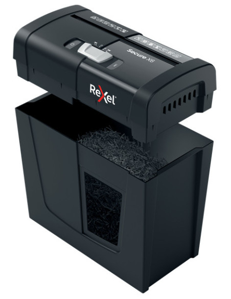 Rexel Secure X6 triturador de papel Corte cruzado 68 dB Negro