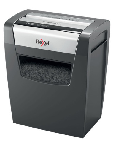 Rexel Momentum X410 triturador de papel Corte en partículas 62 dB Negro, Gris