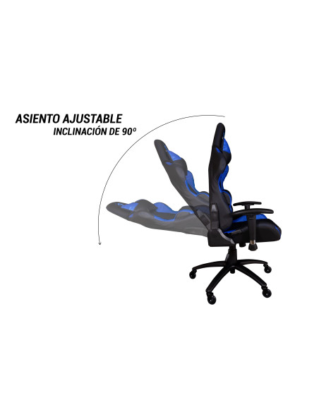 Deep Gaming DEEPGAMING SILLA DEEPCOMMAND2 RUEDAS DE GOMA