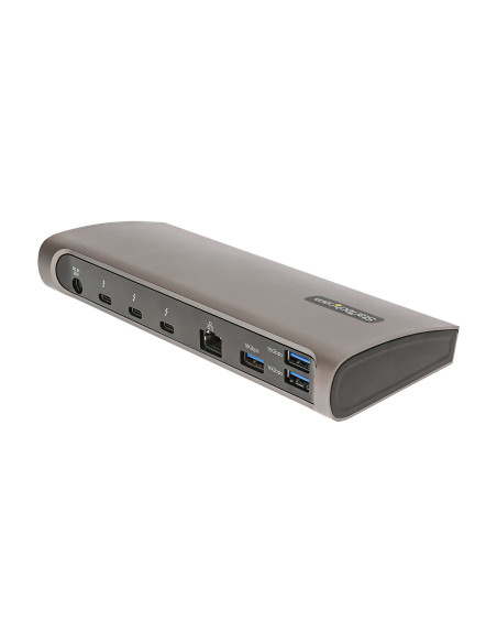 StarTech.com Docking Station Thunderbolt 4, PD de 96W, para 1 Monitor de 8K para 2 Monitores de 4K 60Hz, 3xTB4 USB4,