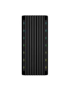 AISENS Caja Externa M.2 RGB Gaming ASM2-RGB012B SATA NVMe A USB3.1 Gen2, Negra 2