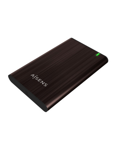 AISENS Caja Externa 2.5" ASE-2525BWN 9.5 mm SATA A USB 3.0 USB 3.1 Gen1, Marron