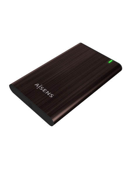 AISENS Caja Externa 2.5" ASE-2525BWN 9.5 mm SATA A USB 3.0 USB 3.1 Gen1, Marron