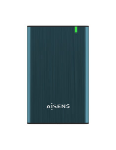 AISENS Caja Externa 2.5" ASE-2525PB 9.5 mm SATA A USB 3.0 USB 3.1 Gen1, Azul Pacifico