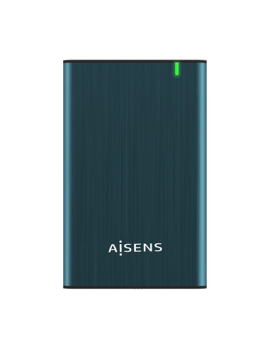 AISENS Caja Externa 2.5" ASE-2525PB 9.5 mm SATA A USB 3.0 USB 3.1 Gen1, Azul Pacifico