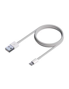 AISENS Cable Lightning A USB 2.0, Lightning M-USB A M, Blanco, 0.5 m 2