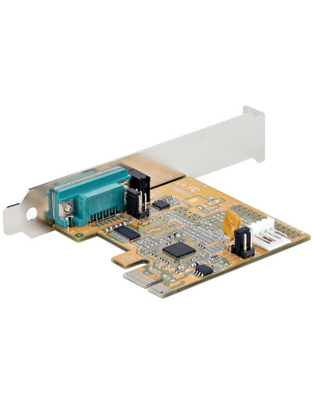 StarTech.com Tarjeta PCI Express Serie de 1 Puerto, Tarjeta de Interfaz PCIe a Serie RS232 (DB9), Tarjeta Serial, UART 16C1050,