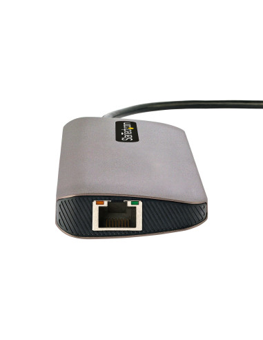 StarTech.com Adaptador Multipuertos USB C de Vídeo 4K a 60Hz, con Hub de 3 Puertos USB-A de 5Gbps, Entrega de Alimentación USB