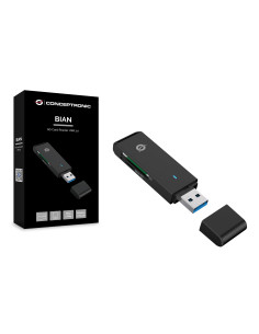 Conceptronic BIAN02B lector de tarjeta USB 3.2 Gen 1 (3.1 Gen 1) Type-A Negro 2