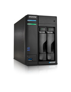 Asustor LOCKERSTOR 2 Gen2 (AS6702T) NAS Escritorio Intel® Celeron® N5105 4 GB DDR4 0 TB ADM Negro