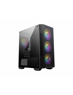 MSI MAG Forge M100A Micro Torre Negro, Transparente