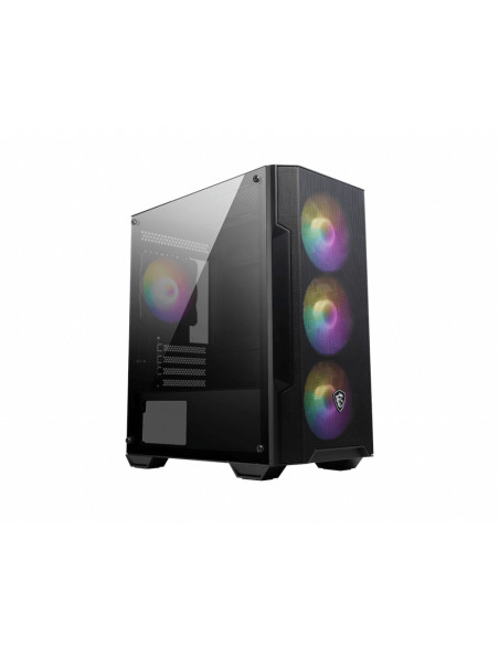 MSI MAG Forge M100A Micro Torre Negro, Transparente