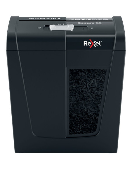 Rexel Secure S5 triturador de papel Corte en tiras 68 dB Negro