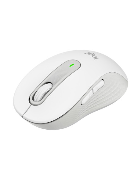 Logitech Signature M650 for Business, Ratón inalámbrico, Para manos pequeñas medianas, Logi Bolt, Bluetooth, SmartWheel, Blanco