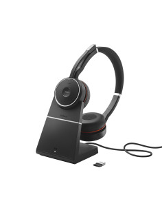 Jabra Evolve 75 SE Auriculares Inalámbrico y alámbrico Diadema Llamadas Música Bluetooth Base de carga Negro