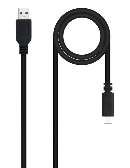 Nanocable 10.01.2103 cable USB USB 2.0 3 m USB A USB C Negro