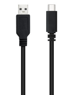 Nanocable 10.01.2103 cable USB USB 2.0 3 m USB A USB C Negro 2