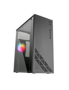 Mars Gaming MC100 - Caja Gaming ATX, ventilador 90mm FRGB, ventilación convect-cool, color negro 2