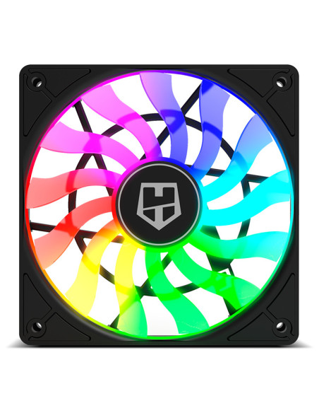 NOX Hummer SLIM FAN Carcasa del ordenador Ventilador 12 cm Translúcido 1 pieza(s)