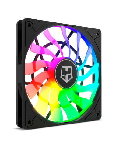 NOX Hummer SLIM FAN Carcasa del ordenador Ventilador 12 cm Translúcido 1 pieza(s)