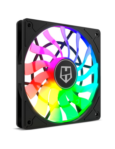 NOX Hummer SLIM FAN Carcasa del ordenador Ventilador 12 cm Translúcido 1 pieza(s)