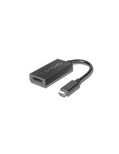Lenovo 4X90Q93303 adaptador de cable de vídeo 0,2 m USB Tipo C DisplayPort Negro