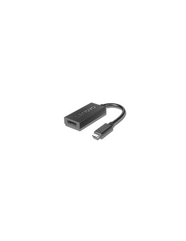 Lenovo 4X90Q93303 adaptador de cable de vídeo 0,2 m USB Tipo C DisplayPort Negro