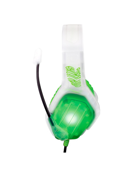 Blade Gaming Ghost Auriculares Alámbrico Diadema Juego Verde, Transparente, Blanco