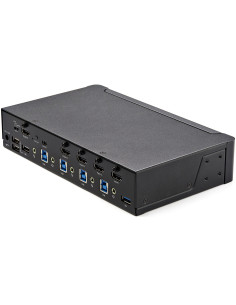 StarTech.com Switch Conmutador KVM de 4 Puertos HDMI 2.0 4K para 1 Monitor - Vídeo de 4K y 60Hz Ultra HD - HDR - Hub Ladrón USB 2