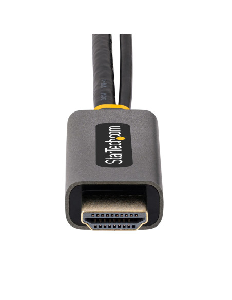 StarTech.com Cable 30cm Adaptador HDMI a DisplayPort - Activo - 4K 60Hz - Conversor HDMI 2.0 a DP 1.2 - HDR - Alimentado por el