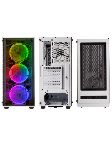 Kolink OBSERVATORY WHITE Midi Tower Negro, Blanco