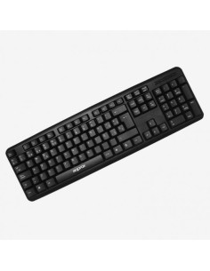 Approx APPMX220 teclado Oficina USB QWERTY Español Negro