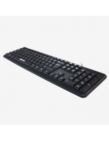 Approx APPMX220 teclado Oficina USB QWERTY Español Negro