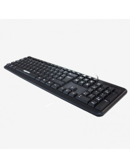 Approx APPMX220 teclado Oficina USB QWERTY Español Negro