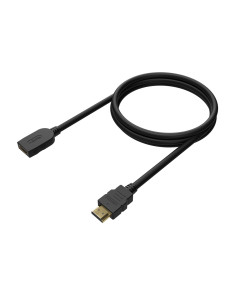 AISENS Cable HDMI V2.0 Prolongador Premium Alta Velocidad   Hec 4K@60Hz 18Gbps, A M-A H, Negro, 2.0M 2