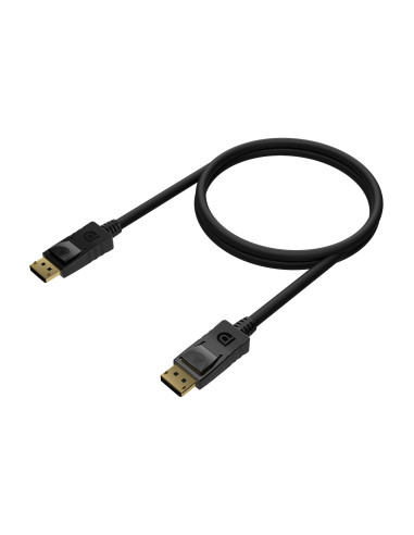 AISENS Cable DISPLAYPORT V1.2 4K@60Hz, DP M-DP M, Negro, 0.5M