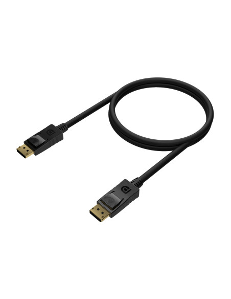 AISENS Cable DISPLAYPORT V1.2 4K@60Hz, DP M-DP M, Negro,1.5M