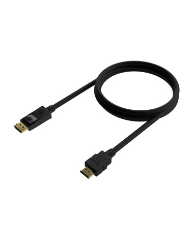 AISENS A125-0551 adaptador de cable de vídeo 1,5 m DisplayPort HDMI tipo A (Estándar) Negro
