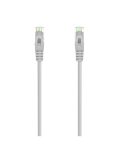 AISENS Cable de Red Latiguillo RJ45 LSZH Cat.6A 500 Mhz UTP AWG24, Gris, 30CM
