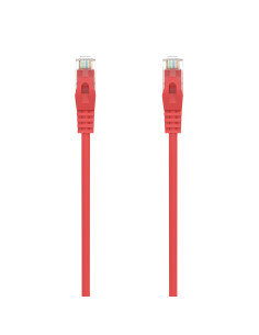 AISENS Cable de Red Latiguillo RJ45 LSZH Cat.6A 500 Mhz UTP AWG24, Rojo, 3.0M