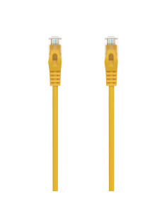 AISENS Cable de Red Latiguillo RJ45 LSZH Cat.6A 500 Mhz UTP AWG24, Amarillo, 25CM